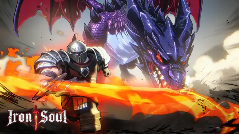 Immagine promozionale ufficiale di combattimento Iron Soul Dungeon per il contesto di un test build, non screenshot di misurazione